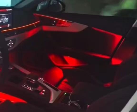 Ambient lights RGB 1:1 Perfect central control (21 light)for Audi A4 (2017-2023)