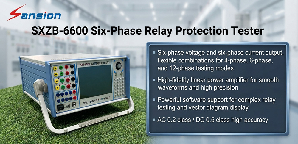 IEC 61850 Relay Test Set & Digital Protection Relay Tester Advanced 6 Phase Secondary Injection Equipment for IEC 61850 IED, GOOSE, Sampled Values and Smart Substation Testing