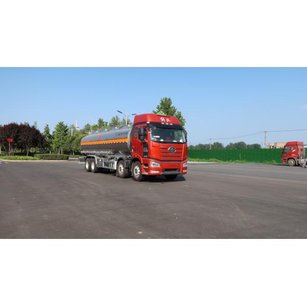 CIMC LINYU FAW 8*4 31 Cub Aluminum Alloy Diesel Tanker Truck Petrol Fuel Transport Truck
