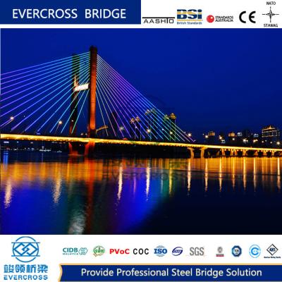 Professional Cable Stayed Bridges Rigid Frame Great Stability Customization