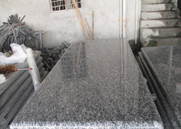 Polished Granite Grave Slabs , Grey Slovakia Style Headstone Markers Granite