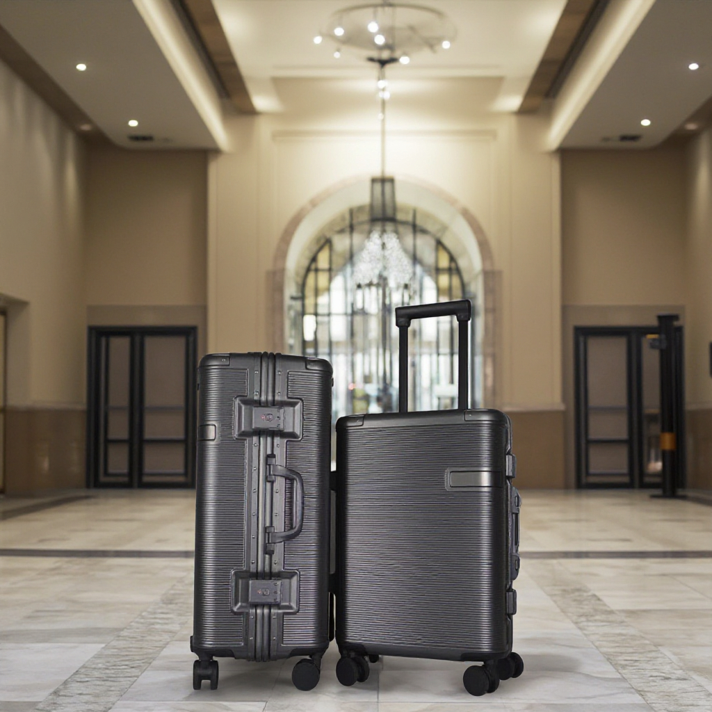 Hot Selling Minimalist Design Large Capacity Travel Trolley Suitcase Shock Absorbing Spinner High Mobility for Busy On-The-Go