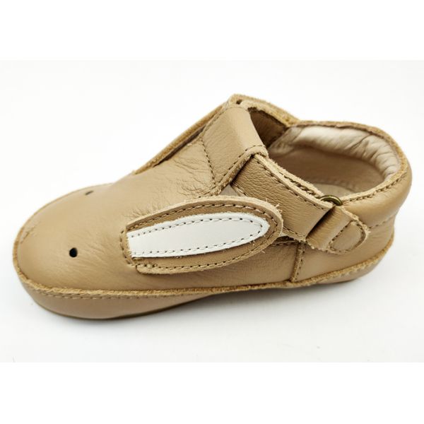 Real Leather EU 23-30 CPC Rubber Outsole Leather Shoes