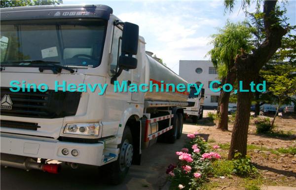 25000L Oil Tanker Trailer 8X4 , HOWO Water Tanker Truck  30000liters 25000liters new Sinotruk fuel tank trucks