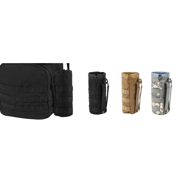 Sports Water Bottles Pouch Bag, Tactical Drawstring Molle Water Bottle Holder Portable Travel Tactical Hydration