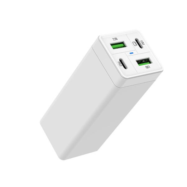 New Design 4 port fast Gan charger 65W Type-c PD Fast Charger for Samsung ROHS/KC/ETL Approved PD 20W for iPhone 12 PRO