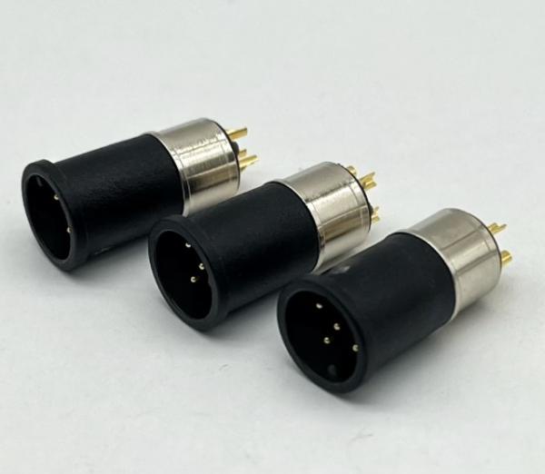 M12 5 Pin Female And Male Panel Mount Multi Pin Circular Cable Connectors Waterproof