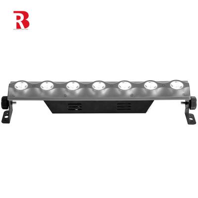 90V 50Hz 7 X 3W Concert Smoke Machine RGB 3in1 LED Stage Lighting City Light For Party