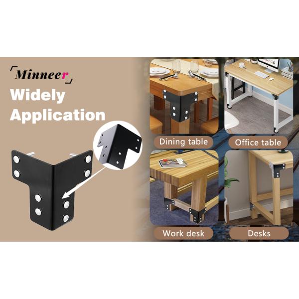4 мм тяжелые угловые скобки для магазинов столовой комплект угловые скобки стальные рабочие столы