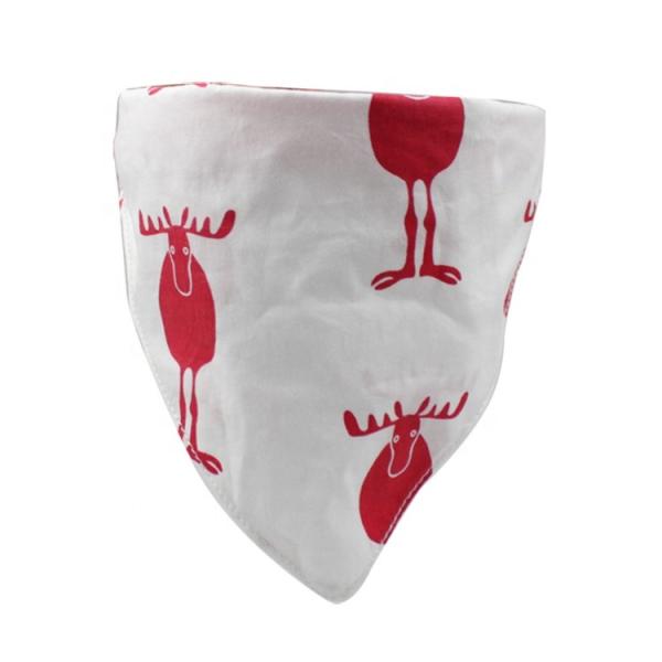 C507 Wholesale Christmas Custom Printed Personalized  Diy Logo Adjustable Dog Pet Bandana Collar