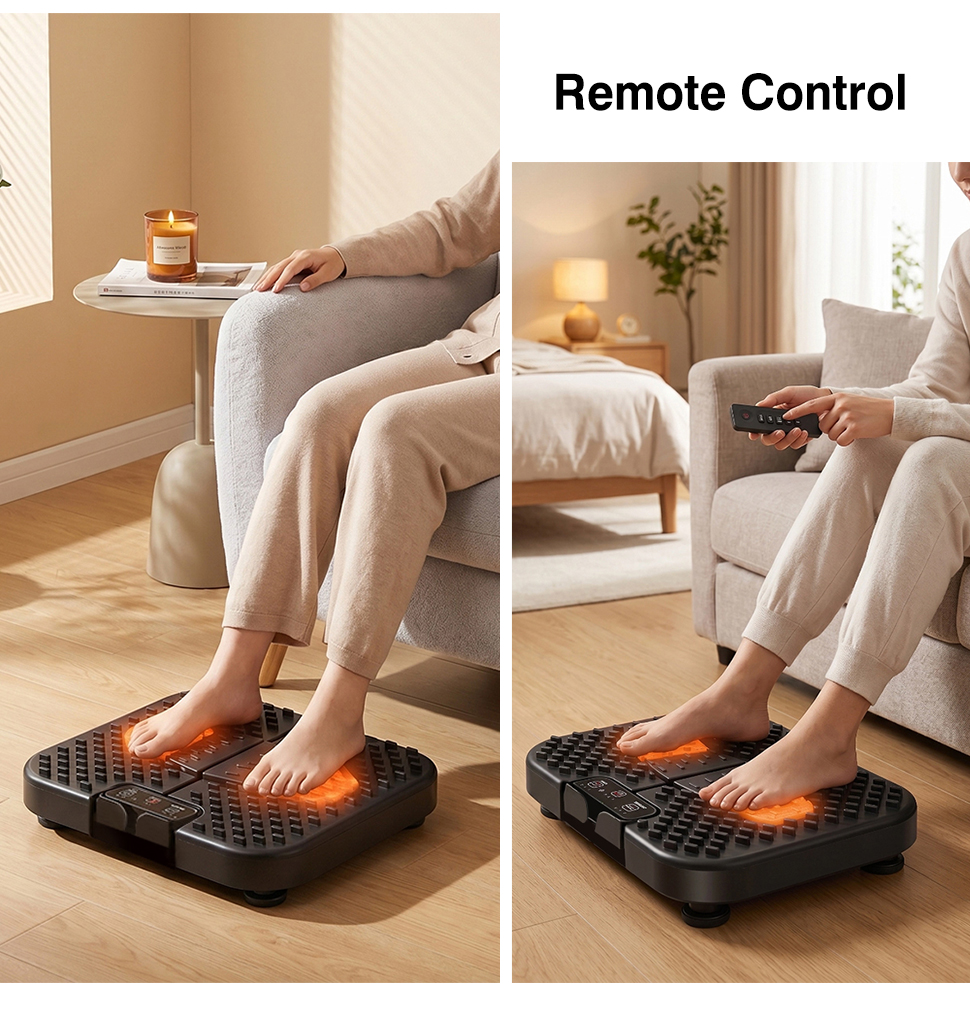 Foot Machine Promoting Blood Flow Electric Shiatsu Vibration Foot Massager