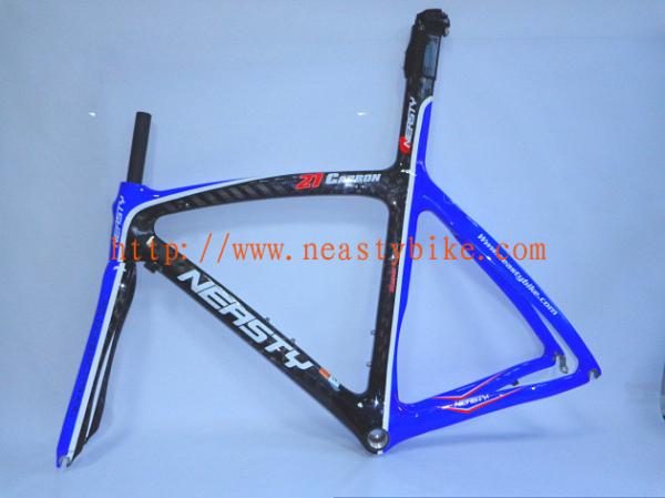 RB-NT18 (Blue) parts bicycle carbon fibre frame for road bicycles ,78cm road bike