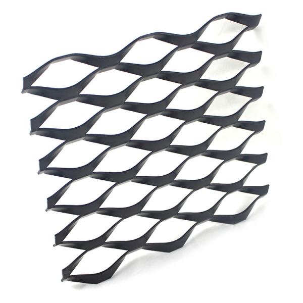 Aluminum Mesh Expanded Lattice Building Facade And Ceiling Decorative