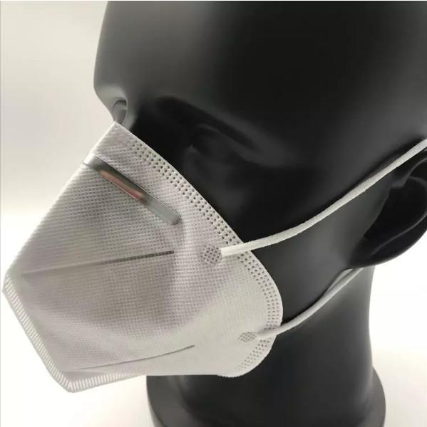 Waterproof Disposable KN95 Face Mask Non  Irritating With Adjustable Nose Piece