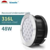 lumières sous-marines enfoncées imperméables de structure des fabricants 48W 4000LM IP68