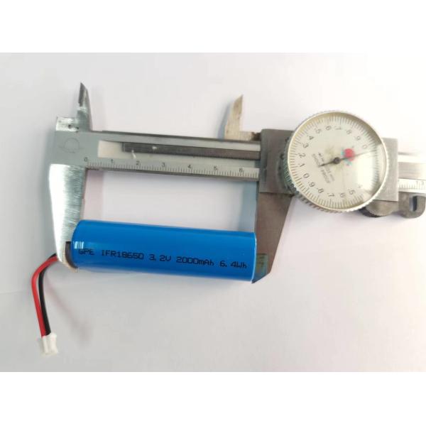 3.2V 2000mAh LFP 18650 Lithium Iron Phosphate Battery with 2000 Cycle Life and Certified Safety