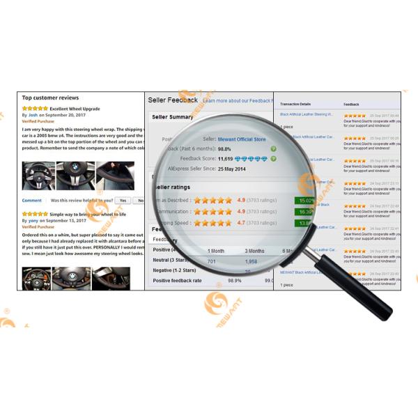 Carbon Suede Steering Wheel Cover for Audi A1 A3 A4 A5 A6 A7 Allroad RS S6 S7 S8 2013-2018