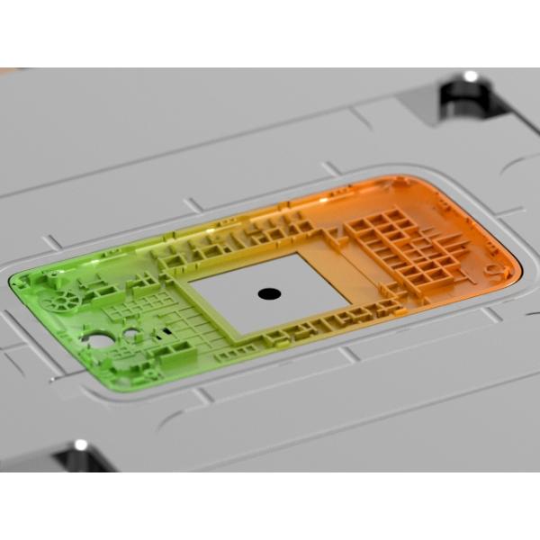 Обложка телефона раковины (1*1)/2-плиты отливают в форму/холодный бегун No.21869