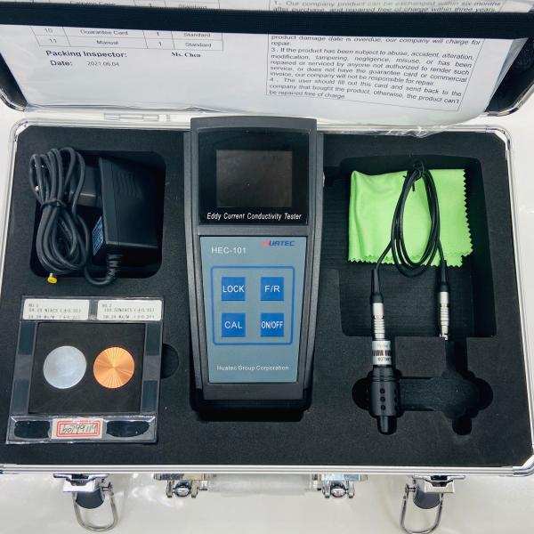 HEC-101 High Precision Eddy Current Conductivity Tester TFT Backlight Screen Material Sorting Resistivity Detector For Aviation Automotive Industry