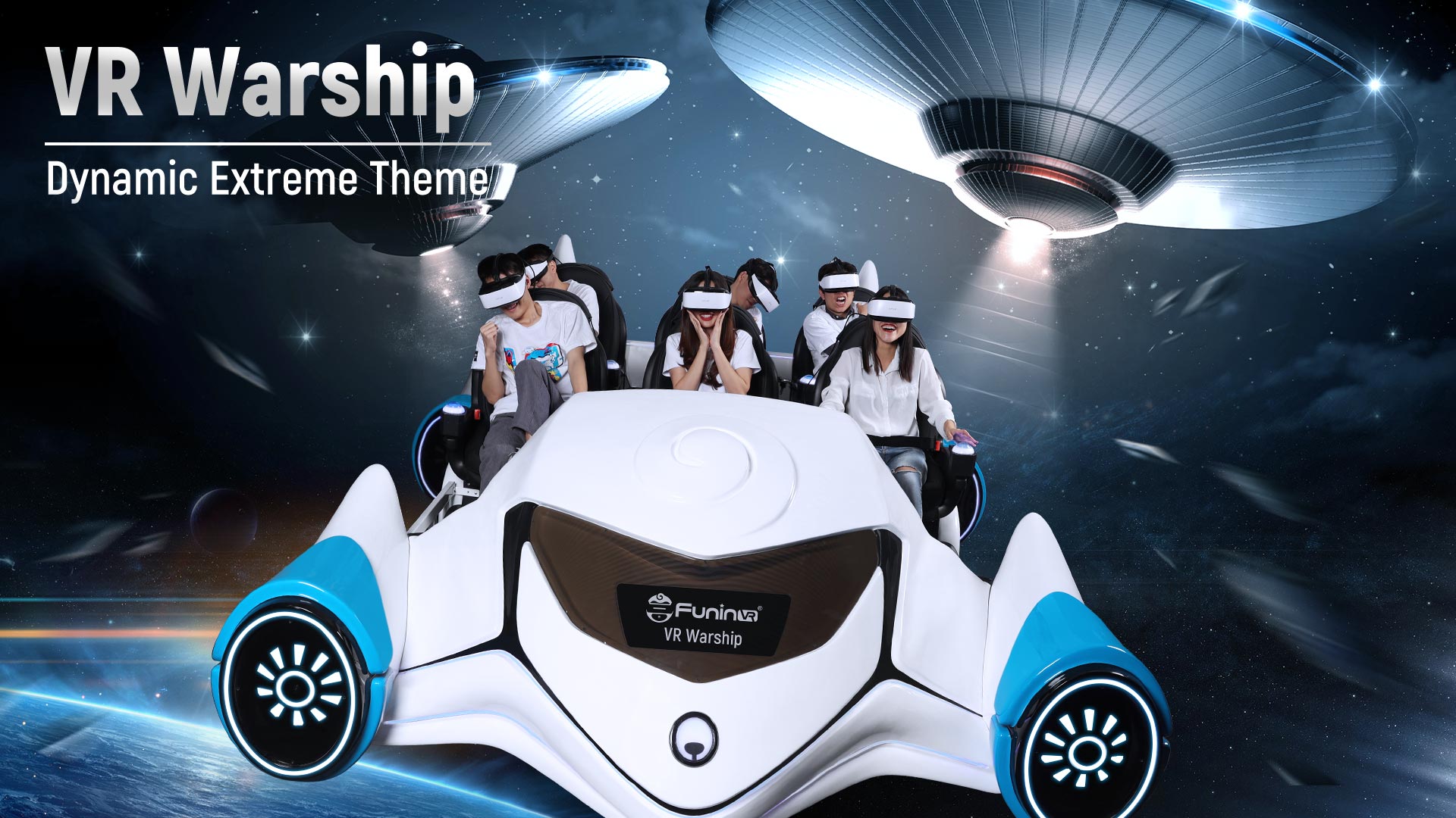 платформа движения машины VR видеопроигрывателя имитатора кино военного корабля мест VR 9D VR 6