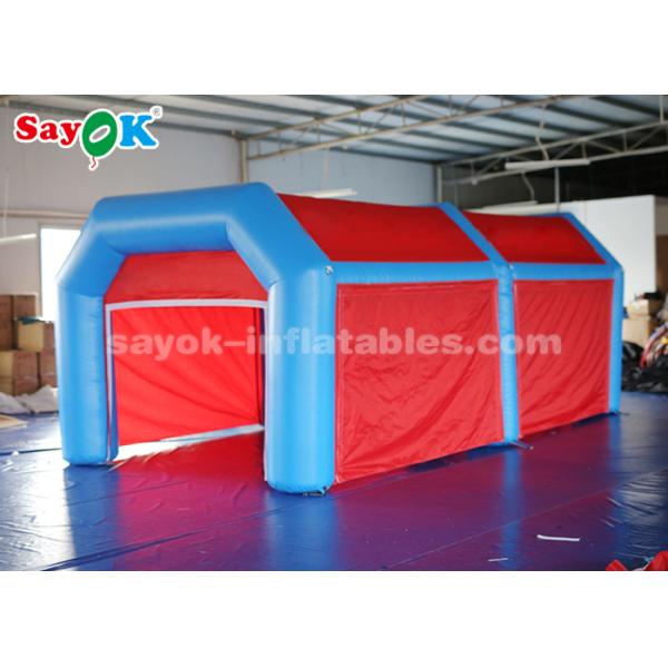 Идет вода шатра воздуха Outdoors - шатер воздуха доказательства раздувной для цвета пикника голубого и красного