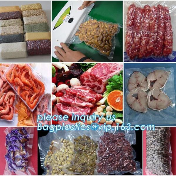 Выбивая Resealable сумки еды вакуума для влаги Rolls полиэтиленового пакета хранения еды вакуума текстуры домочадца эко- дружелюбной