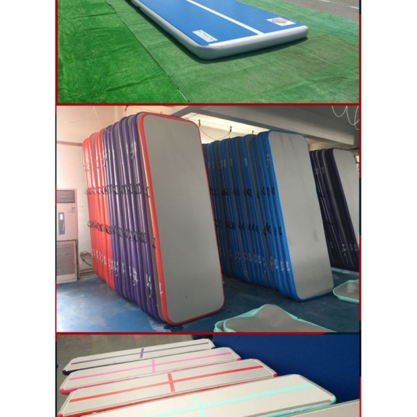 protection Taekwondo Tumbling Mat Inflatable Airtrack Floor Tumble Track Inflatable air Mat for Gymnastics