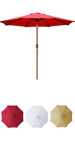 Portable Beach Umbrella With Sand Anchor, Tilt Pole, Carry Bag, Air Vent, Heavy Duty Wind Portable