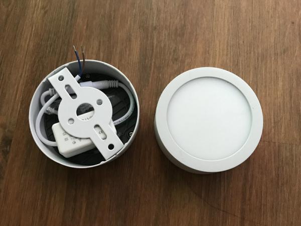 3000k Ip20 Led Round Panel Light  , Long Lifespan Led Office Ceiling Lights 