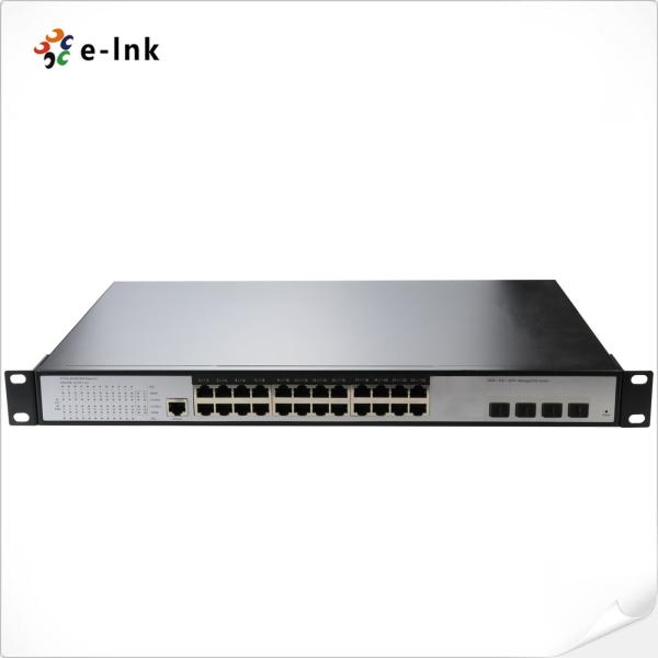 L3 24 ports 10/100/1000T + 4 ports 10G SFP+ Commutateur Ethernet géré