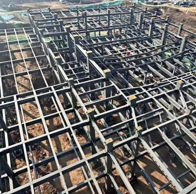 Portal Frame Specs Metal Structure Building Powder Coated Steel Surface