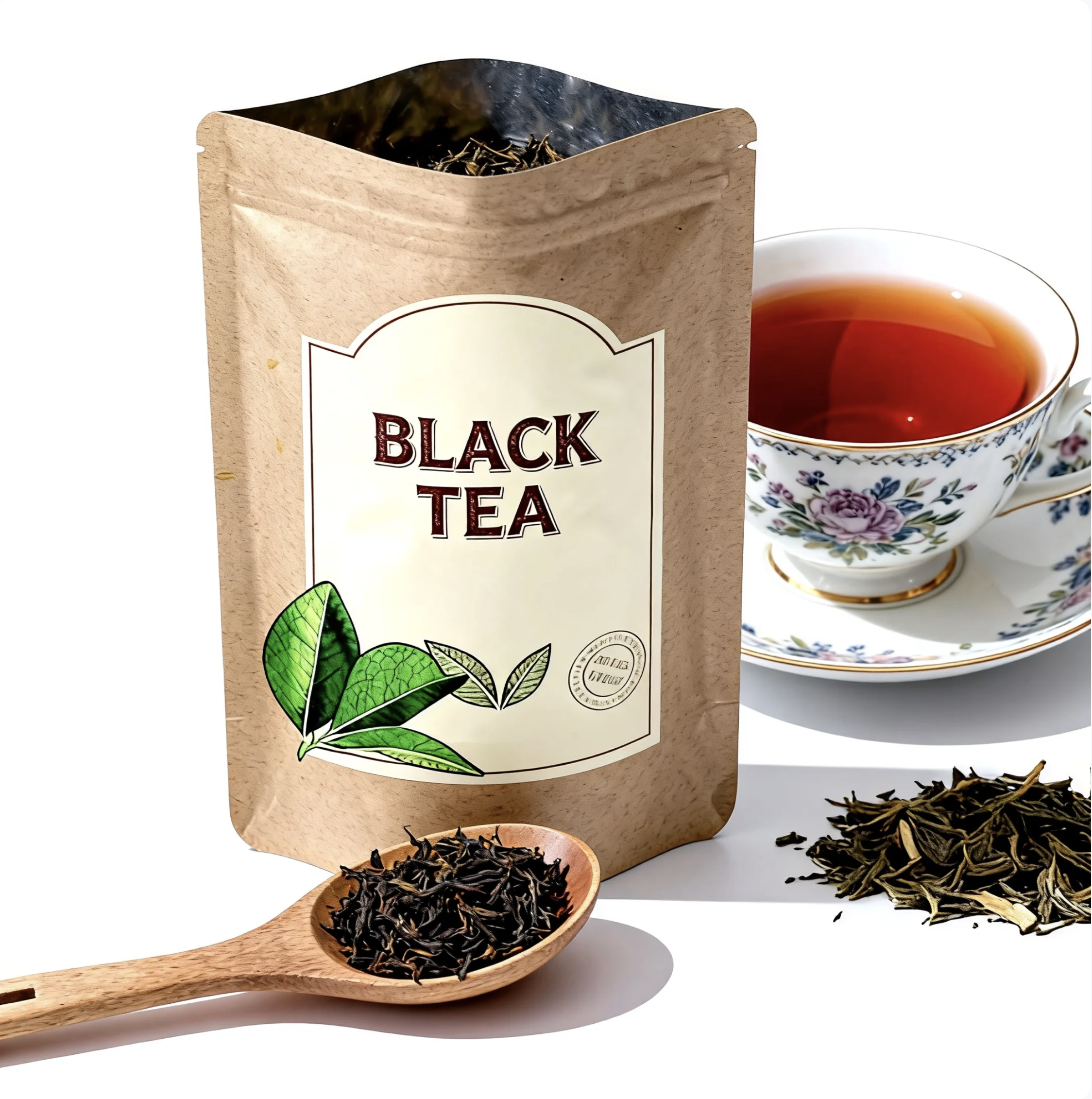 Eco Tea Packaging Pouch Flexible Design Compostable Tea Packaging