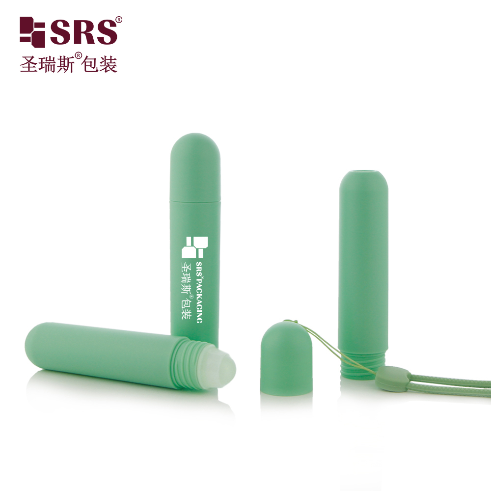 RPPG 25ML Round Bottom PP Matte Finished Roll On Bottle With Dome Cap