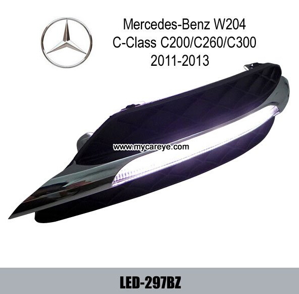 Mercedes Benz W204 C-Class C200 C260 C300 DRL LED Daytime driving Lights