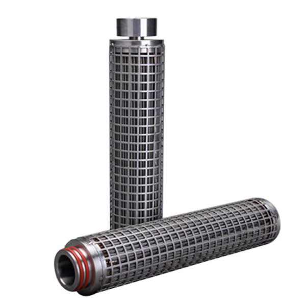 Professional Stainless Steel Pleated Filter Cartridge / Hydraulic Filter Element