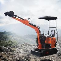 Micro Mini Excavator Machine 1100kg para pomares agrícolas do solo