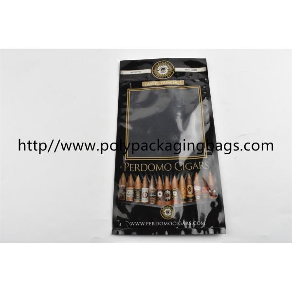 Plastic Self-Sealing Humidity Fresh Cigar Bag Cigar Pouch Resealable Ziplock Bag Cigar Humidor