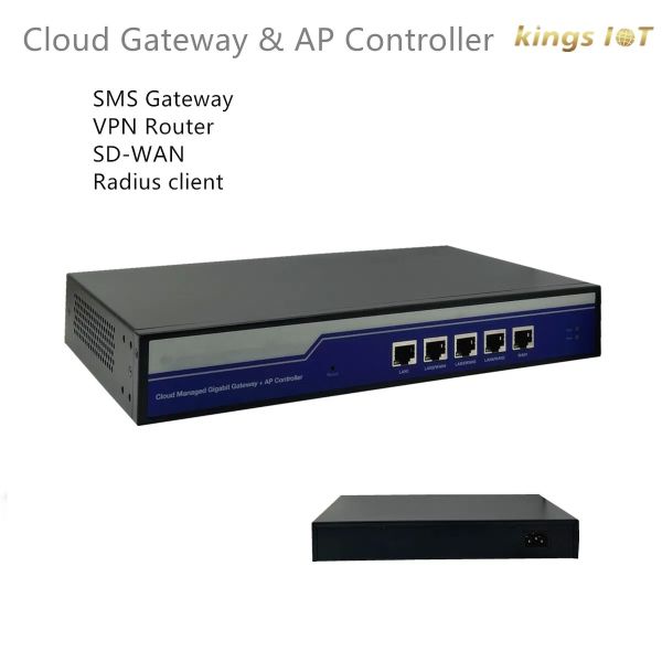 Multiple Function Gateway Support Ap Controller, SMS Authentication, Ipsec VPN, Cloud for Manage Gateway