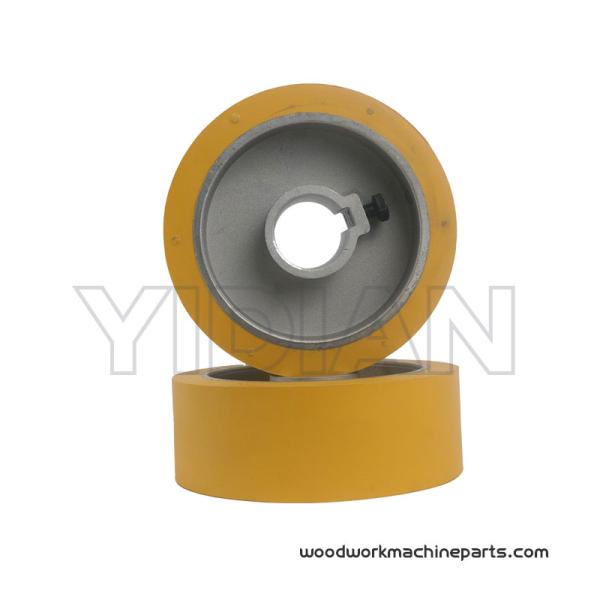140*35*50mm Rubber Feeding Roller With Key Hole For Woodworking Planer Moulder