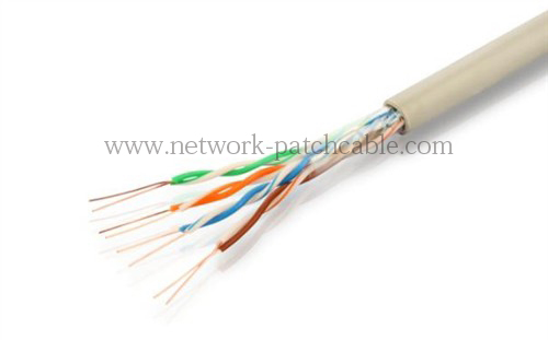 Black LSZH Network Cat5e UTP Cable BC Pass Fluck 4 Pair 0.5mm