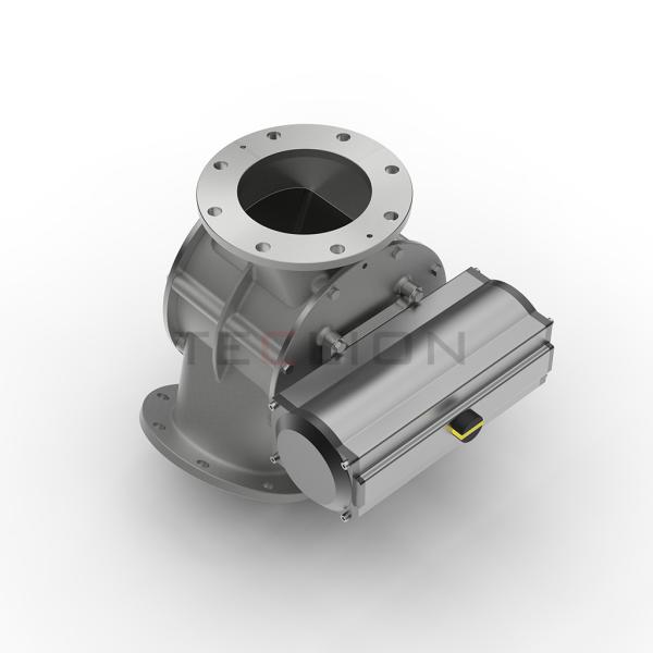 Return Pneumatic Conveying Valves Diverter Gate For Material Handling System