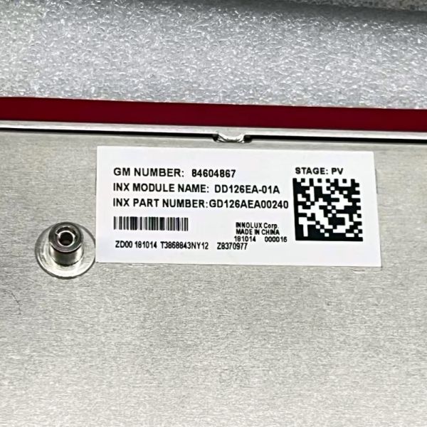 12.6 Inch LCD Display DD126EA-01A Car Screen Panel for Escalade Yukon GM GPS Navigation