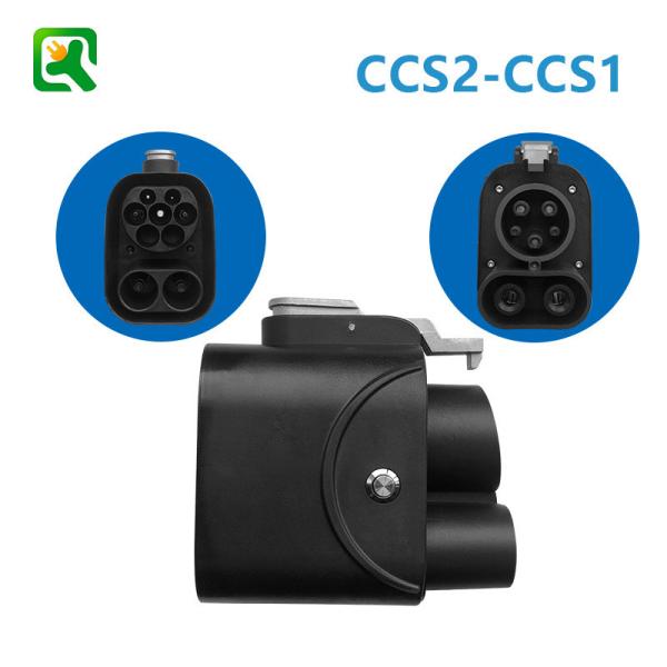 CE Approved Output Current 250A Qiaoyi 250A Ev Fast Charger Connector CCS2 to CCS1 Adapter for Electric Car Charging