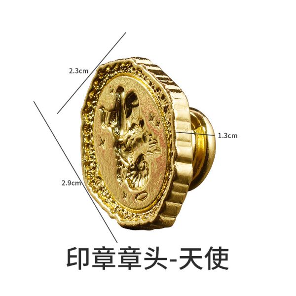 Drip glue DIY seal handle silicone mold fire paint seal head envelope wax seal universal handle grinding tool