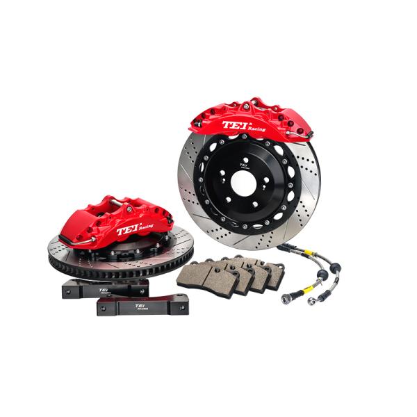 TEIRacing P40NS-R High Performance Brake Caliper Kit Rear Brake Pad 4 Piston For Honda/Cadillac/Toypta/BMW/ VW For 17/18 Inch Wheel