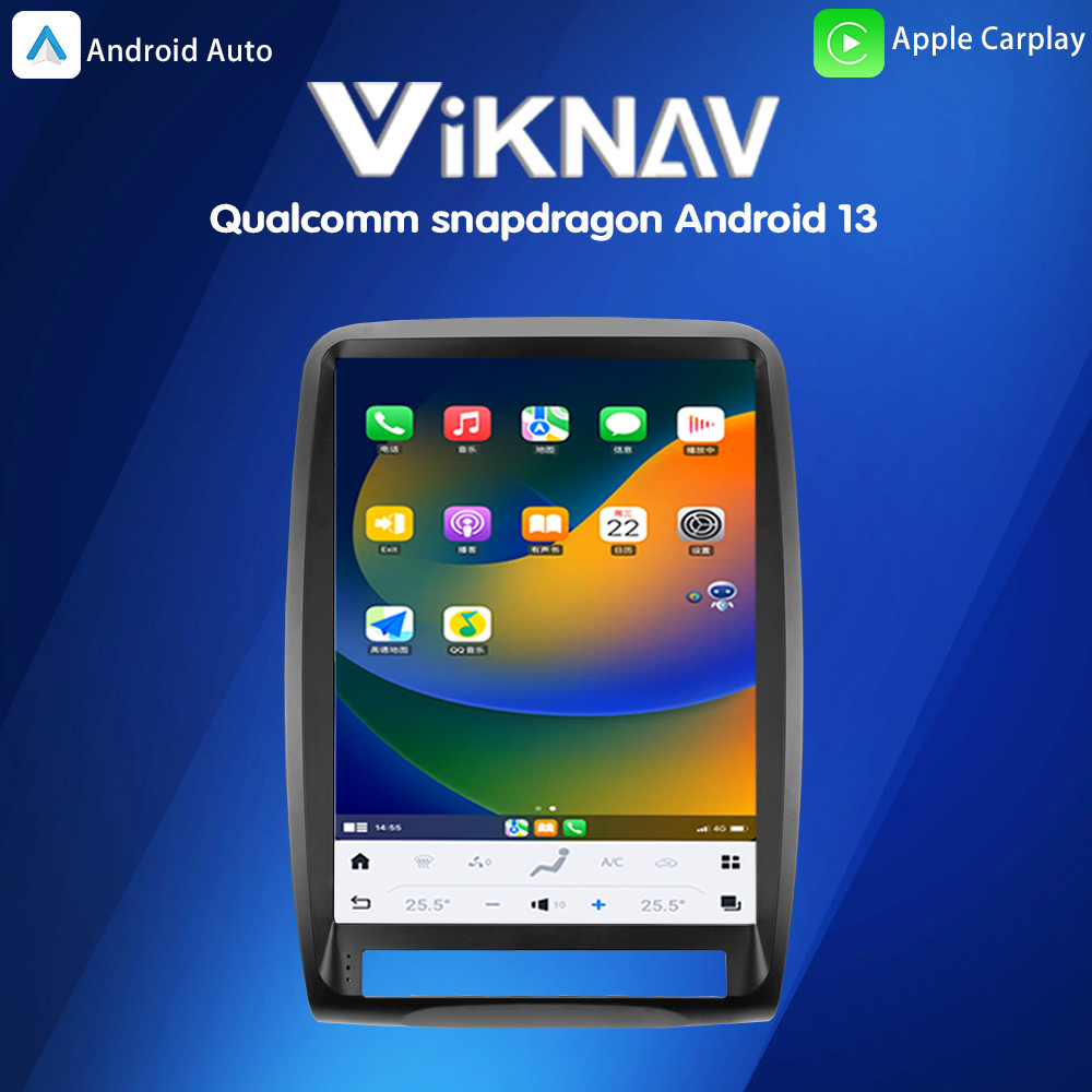 VIKNAV 13,8-дюймовая автомагнитола для Dodge Durango 2011-2013, магнитола, Android 13, ODM