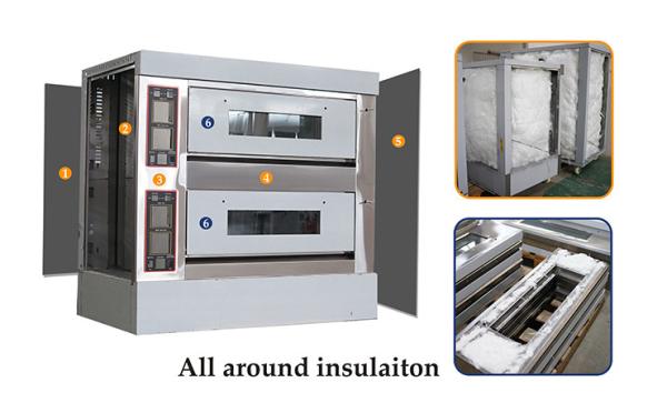 450*66*168 cm Forno a gás industrial 380 V fornos de panificação a gás de alta produtividade