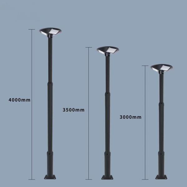 Waterproof UFO Round LED Solar Street Light 180 degree Beam angle
