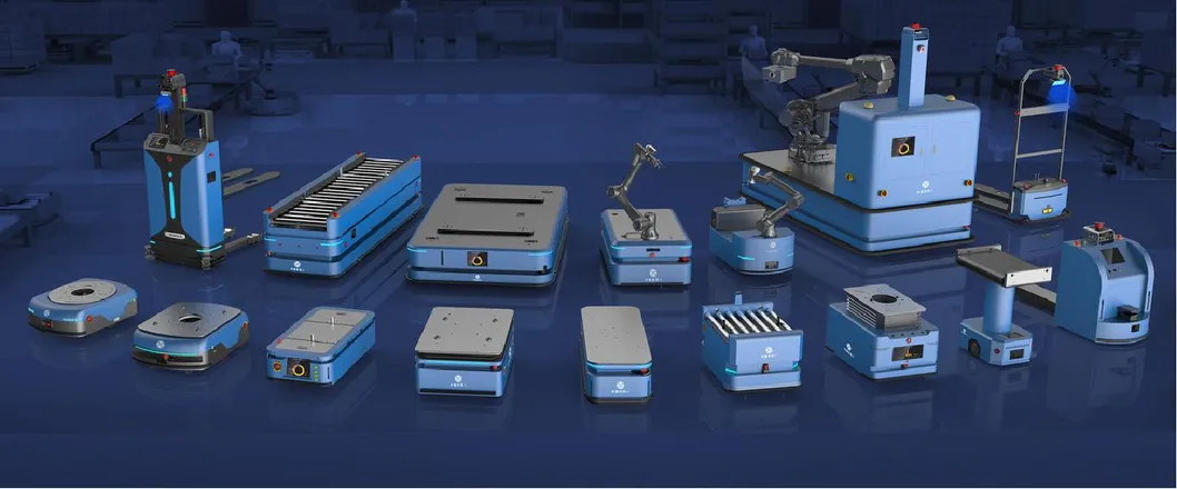 Electronic Lifter Jacking Agv Self-Driving Logistic Delivery Robots