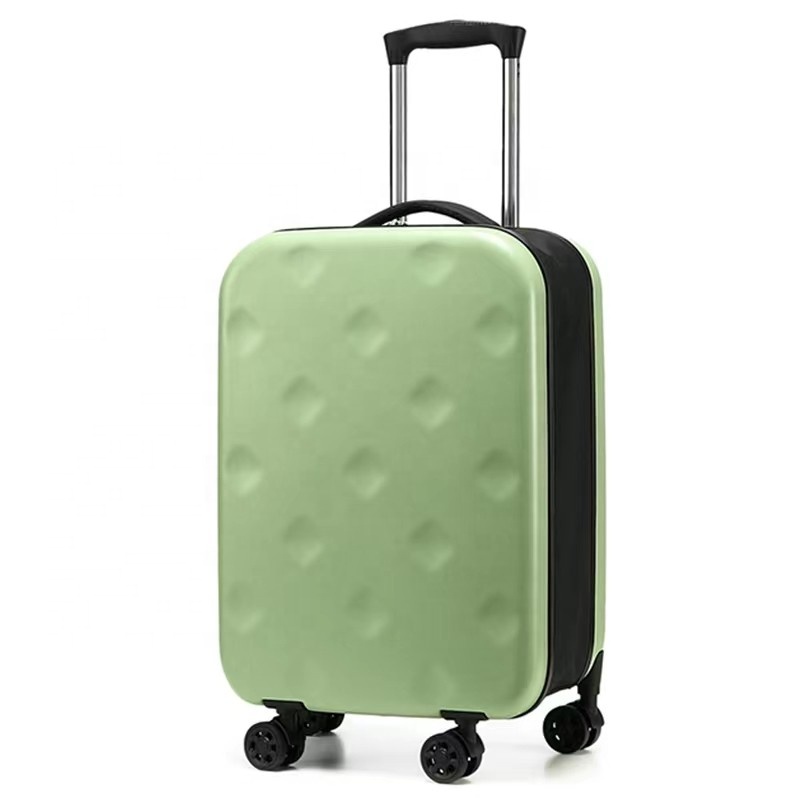 Luxury Green Tote Suitcase Luxury Green Tote Suitcase Spinner Caster Unisex TSA Lock Foldable PC Women's Travel Hard Shell